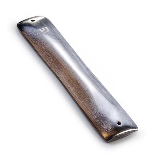 Large Mezuzah Case in Aluminum by Anat Basanta