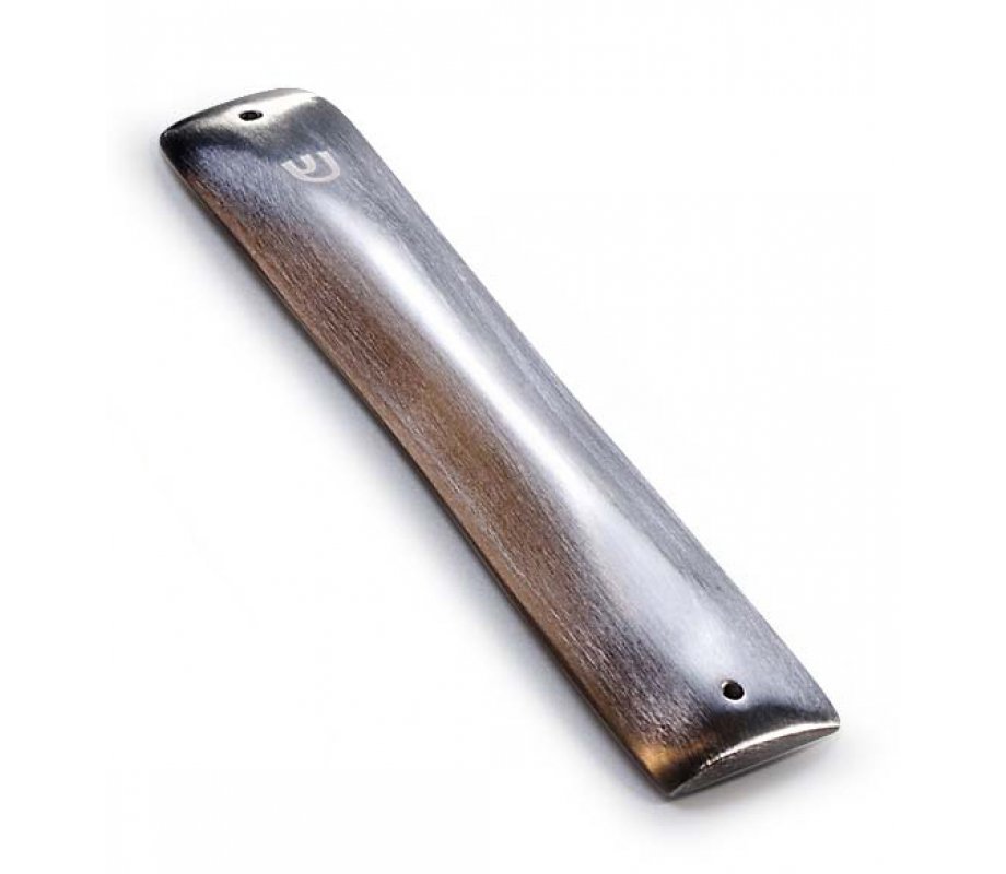 Large Mezuzah Case in Aluminum by Anat Basanta