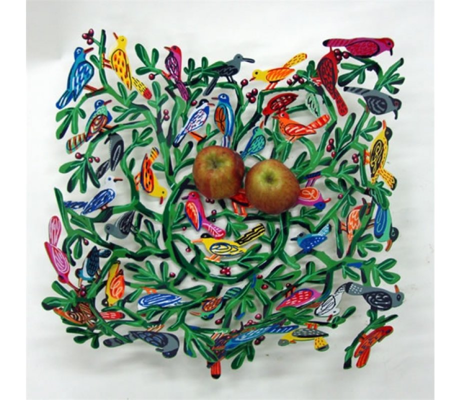 Laser Cut Fruit Bowl or Wall Decoration - Birds of the World by David Gerstein