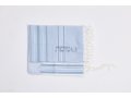 Light Blue Stripe Shir Non Slip Wool Tallit