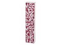 Lucite Mezuzah Case, Pomegranates in Red and White - Dorit Judaica