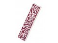 Lucite Mezuzah Case, Pomegranates in Red and White - Dorit Judaica