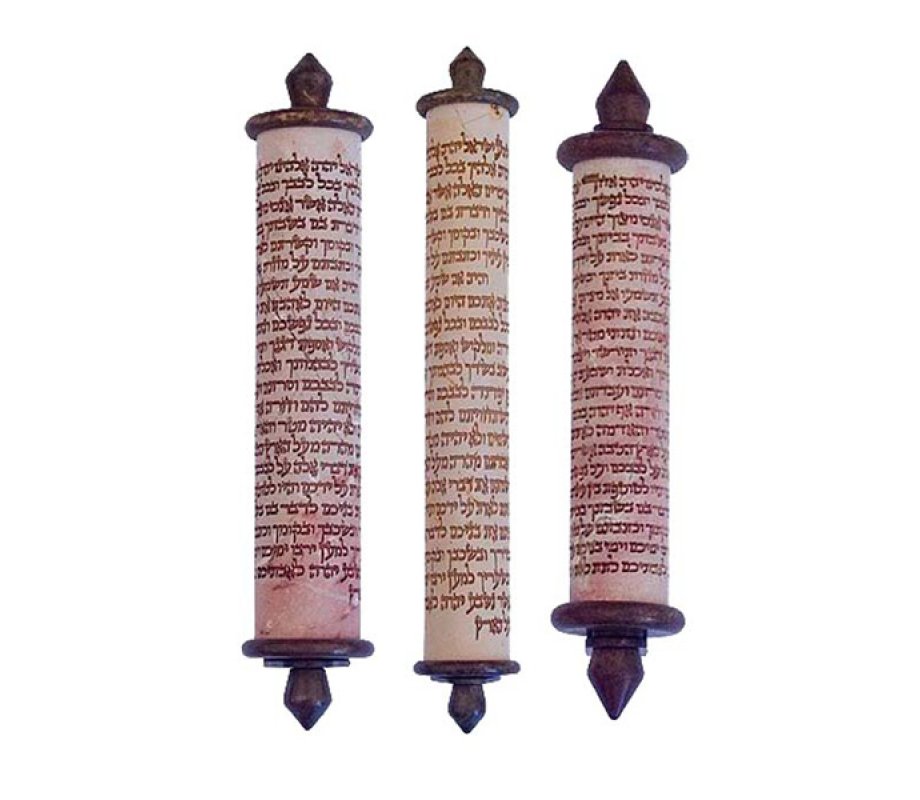 Mezuzah Case, Shama Prayer Words Etched on Stone in Various Lengths - Agayof