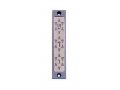 Mezuzah Case with Three Stars of David in Light Colors, 4 Inches Height - Agayof