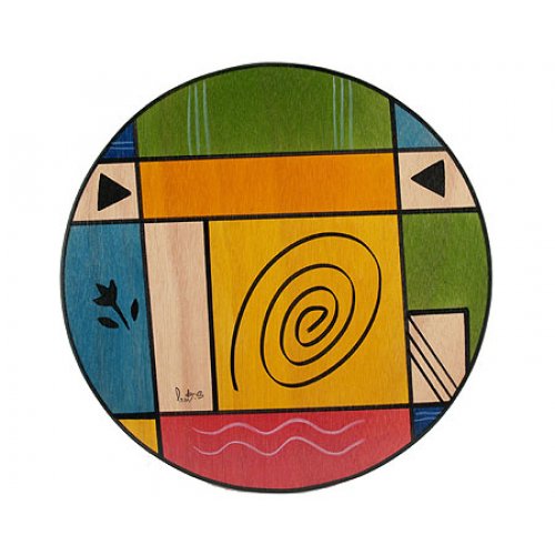 Modernini Round Placemat - Kakadu