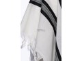 Modim Classic Wool Tallit - Black Stripes