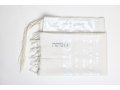 Modim Classic Wool Tallit - Shiny White Stripes