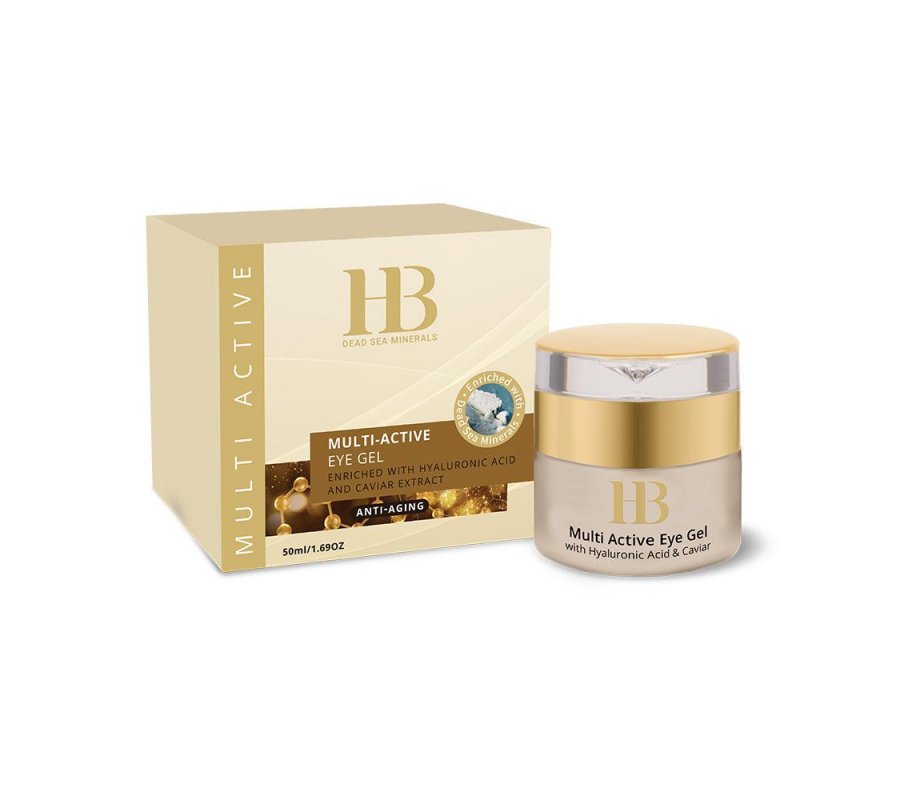 Multi Active Eye Gel with Hyaluronic Acid and Caviar Extract - H&B