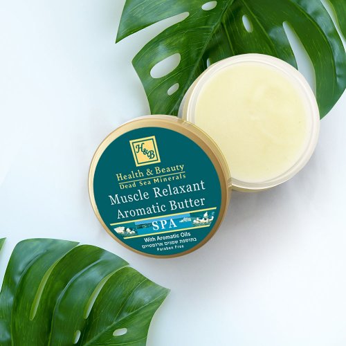 Muscle Relaxing Aromatic Butter Enriched with Oils and Dead Sea Minerals  H&B