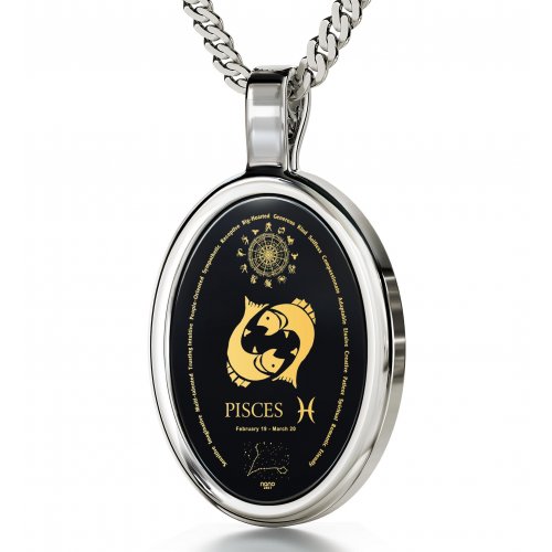 Nano Jewelry Pisces Zodiac Necklace