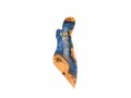 Olive Wood and Epoxy Mezuzah Case in Outline of Israel, Dark Blue - Eial Ovin