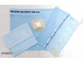 Organza Tallit Prayer Shawl Set With Decorative Floral Panel, Blue - Ronit Gur