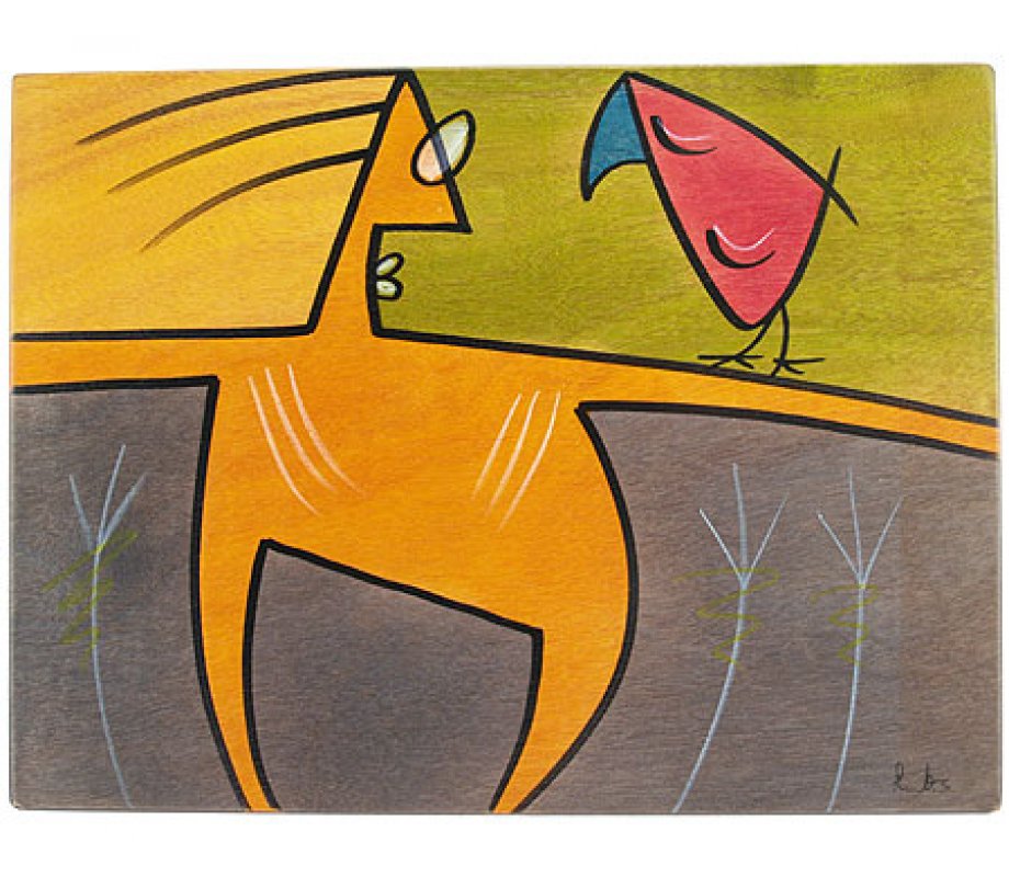 Pose Rectangular Placemat - Kakadu