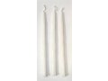 Pure White Handmade Dripless Chanukah Candles