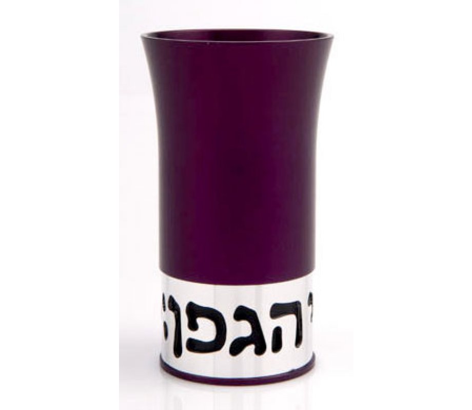 Purple Kiddush Cup by Agayof