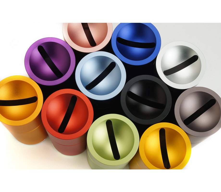 Red Aluminum Tzedakah Box - Dabbah