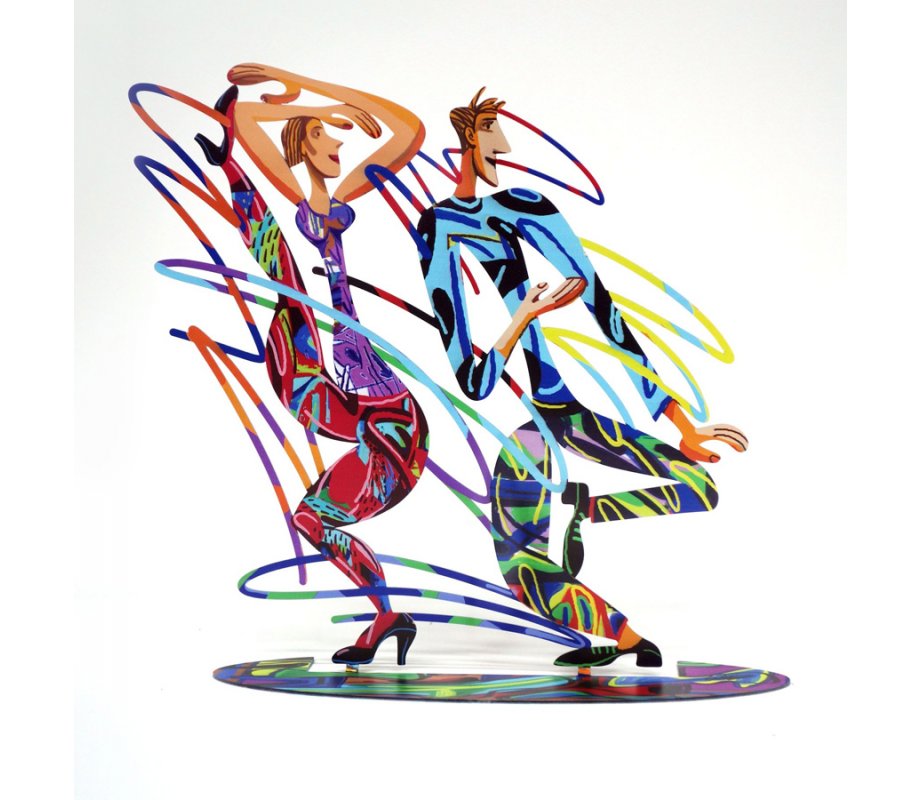 Rockers Free Standing Double Sided Sculpture Figures - David Gerstein