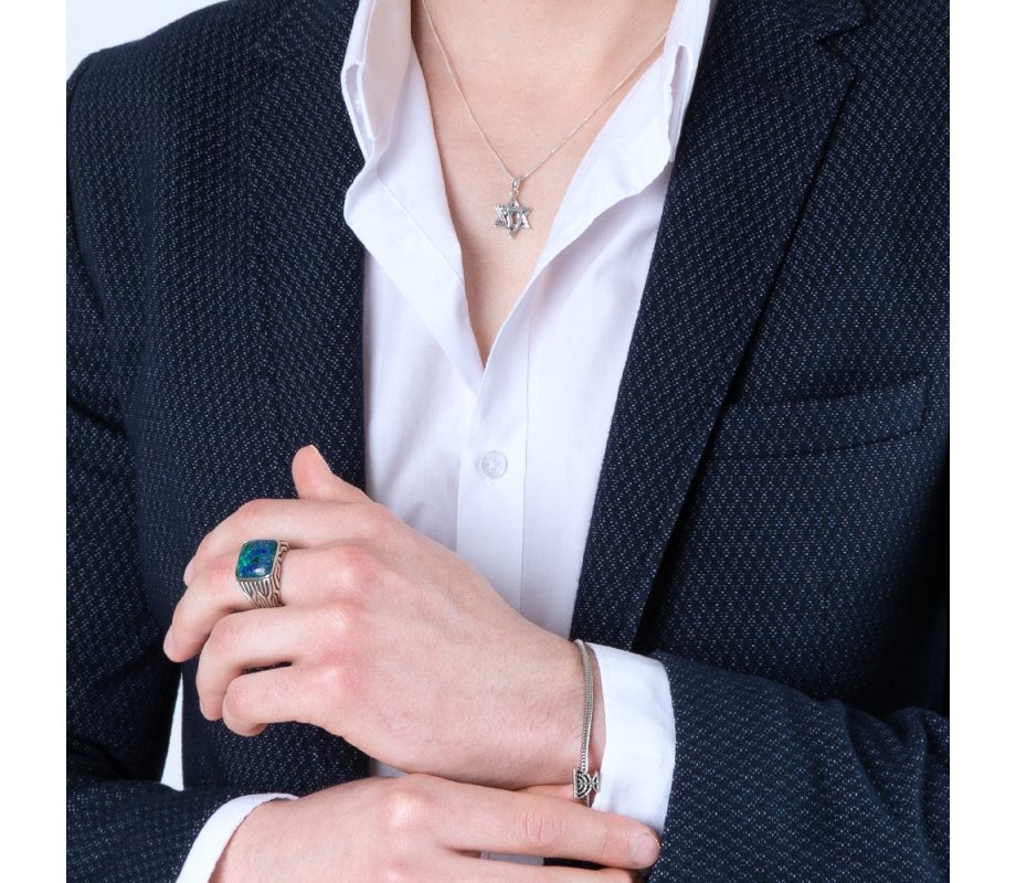 Seven Branch Menorah Charm