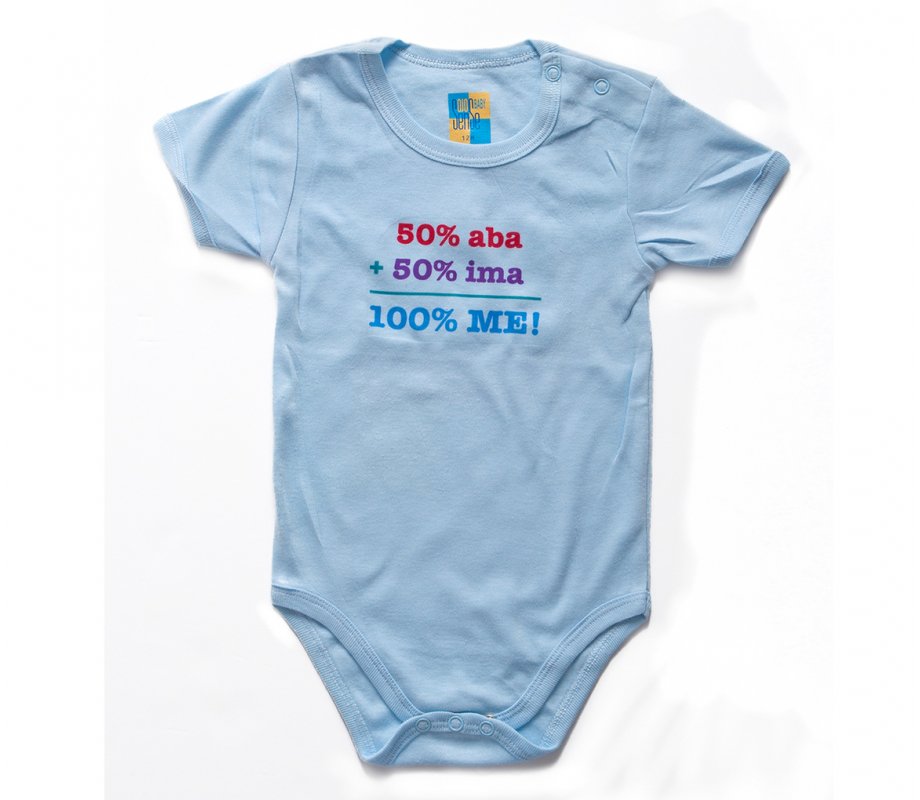 Short Sleeve Baby Onesie 100% Me - Barbara Shaw