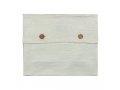 Silk-Cotton Tallit Set in Gray Stripes - Yair Emanuel