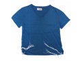 Sports T-Shirt with Tzitzit Adult Size - Denim Blue