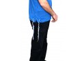 Sports T-Shirt with Tzitzit Adult Size - Denim Blue