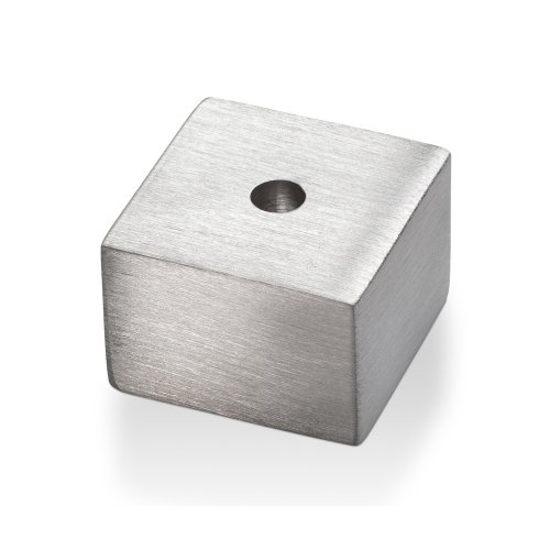 Square Spiral Hanukkah Dreidel Brushed Aluminum, Purple - Adi Sidler