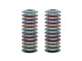 Stacked Disc Style Candlesticks, Multicolor - Yair Emanuel,