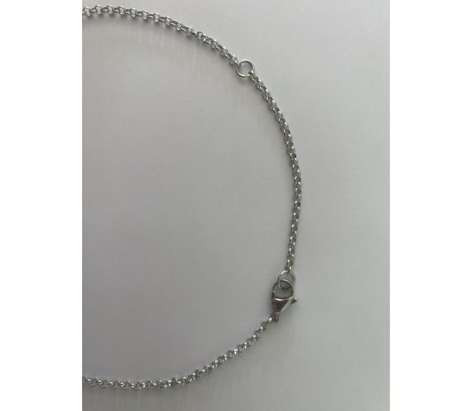 Stainless Steel Necklace, Star of David with Contemporary Touch - Adi Sidler
