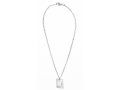 Stainless Steel Necklace with Cutout Star of David Pendant - Adi Sidler