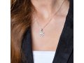 Sterling Silver Pendant Necklace - Chai on Star of David