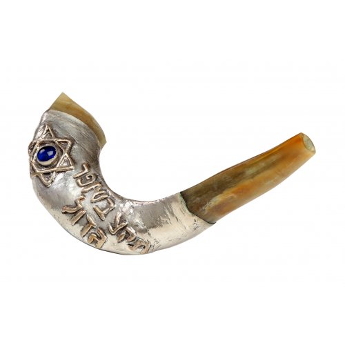 Sterling Silver Ram's Horn Shofar - Sound the Great Shofar