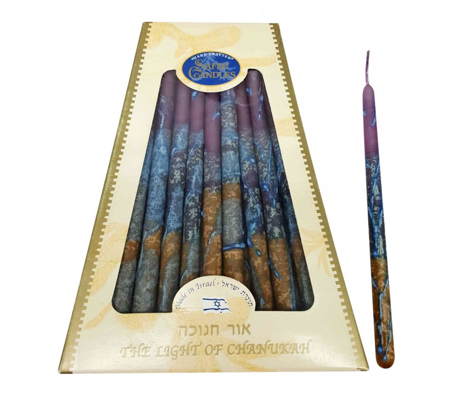 Sunset Colors Chanukah Candles