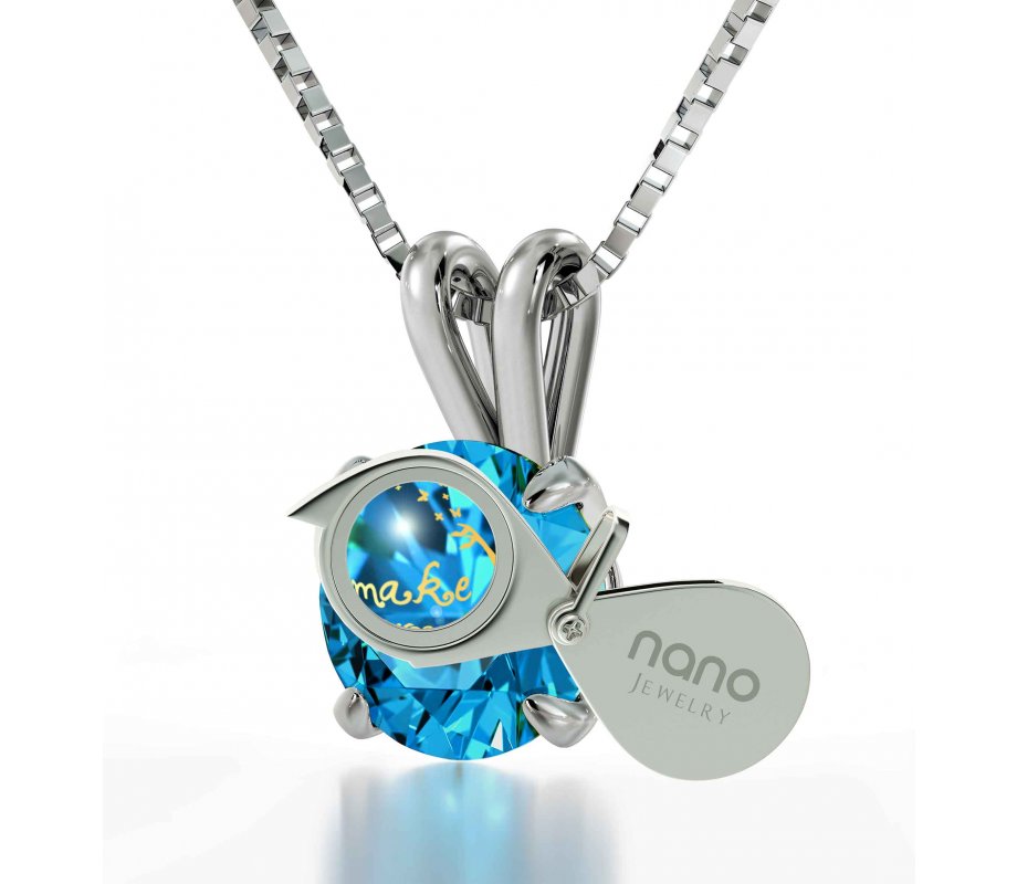 Swarovski Fairy Luck Necklace in Silver- Nano