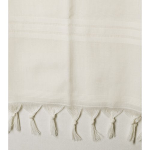 Talitania Kosher Wool Tallit Katan with White Stripes