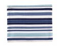 Three-Piece Tallit Bag Set with Embroidered Stripes, Blue- Yair Emanuel