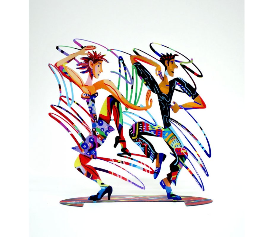 Twisters Free Standing Double Sided Sculpture - David Gerstein