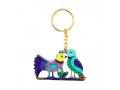 Two Sided Birds Design - Yair Emanuel Enamel Key Chain