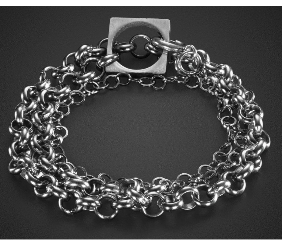 Two in One, Stainless Steel Bracelet and Necklace Chain - Adi Sidler