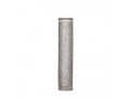 Wide Cutout Rounded Mezuzah Case, Pomegranates in Silver - Yair Emanuel