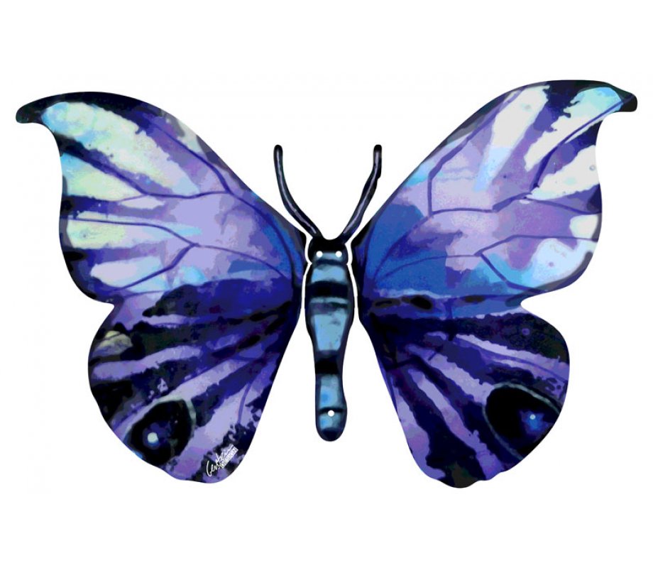 Yafa Butterfly Double Sided Steel Wall Sculpture - David Gerstein