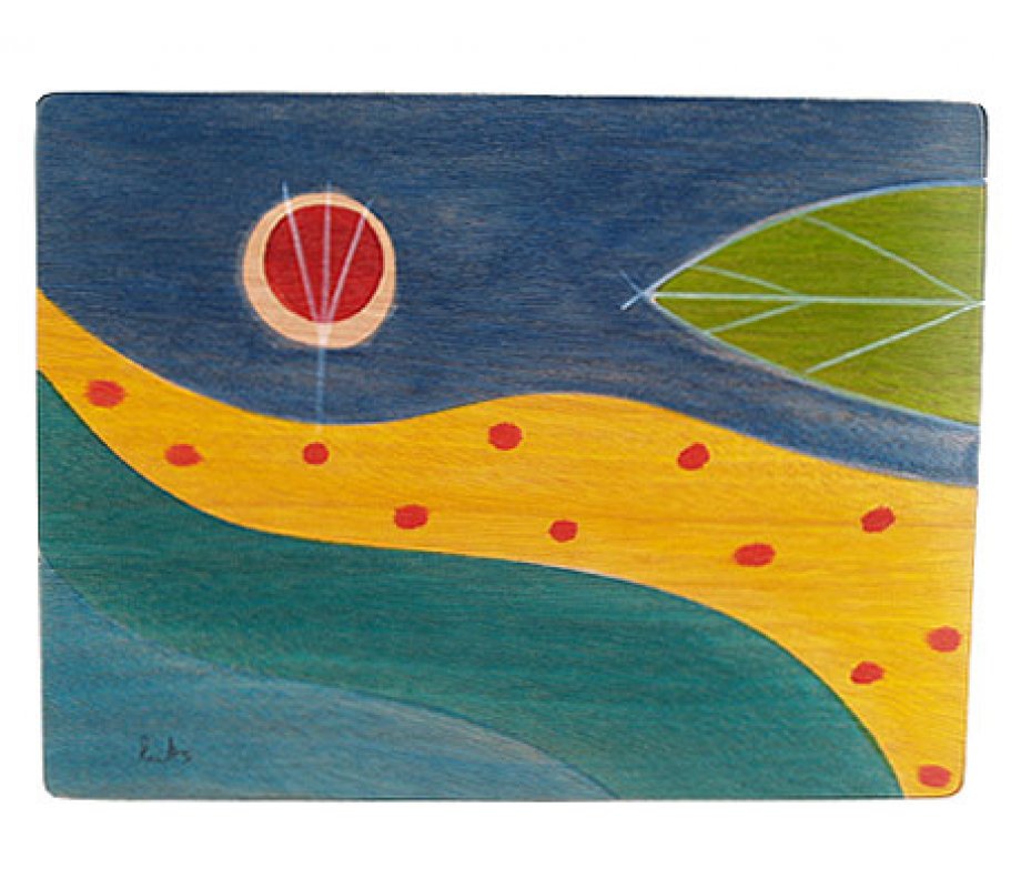 Yellow Path Rectangular Placemat - Kakadu
