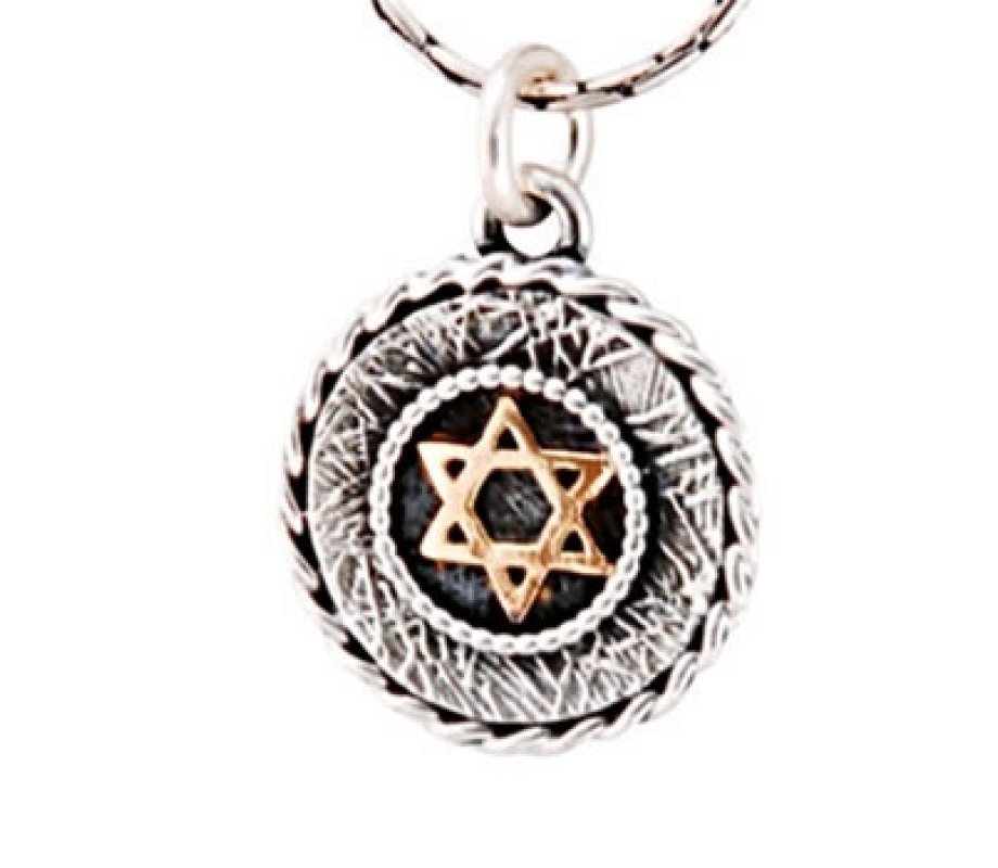Yemenite Filigree Star of David Pendant by Golan