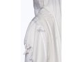Yishtabach Classic Wool Tallit Non Slip Prayer Shawl - Shiny White Stripes