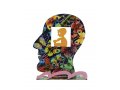 baby Free Standing Double Sided Head Sculpture - David Gerstein