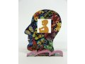 baby Free Standing Double Sided Head Sculpture - David Gerstein